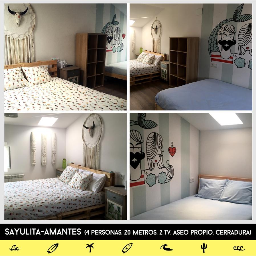 Cocos Surfhouse Hostel San Juan De La Arena Bagian luar foto