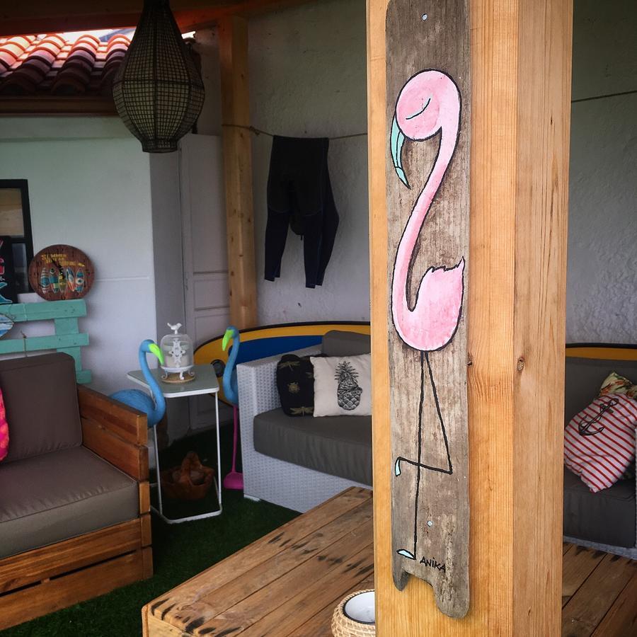Cocos Surfhouse Hostel San Juan De La Arena Bagian luar foto